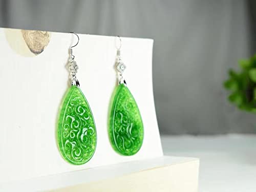 Encuentra reviews de Pendientes jade los más solicitados. 3 Imagen adicional
