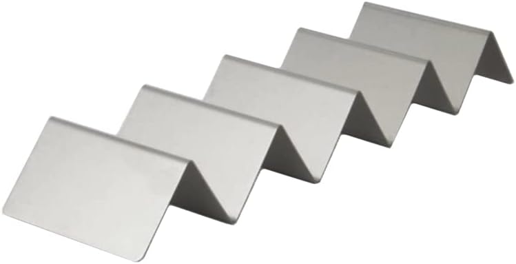 SagaSave Metal Taco Holders Plates, Taco Trays Stands Racks, Stylish Taco Shell Holders fit for Microwave, Oven, Dishwasher, Grill (5 Tacos)