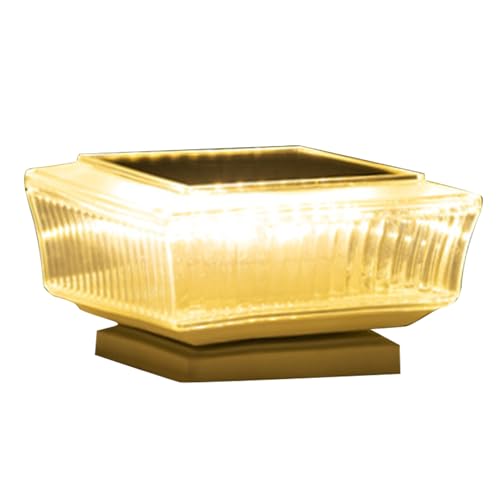 Lampes solaires extérieures étanches pour poteau de jardin et clôture