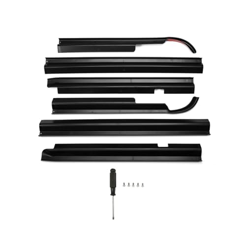 Deflectores de viento para Ford Bronco de 4 puertas (modelos 2021 a 2023) viseras de ventana