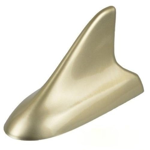 Glossy Car Roof Fin for Ford Edge 2 (II) I 2016-2018, Decorative Shark Fin Spoiler Aerodynamic Top Ornament Streamlined Exterior Trim,Gold
