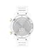 Movado Bold Verso Men's Sport Watch - Swiss Quartz Chronograph Movement, Ceramic Link Bracelet - 5 ATM Water Resistance - Luxury Fashion Timepiece for Him - 44mm