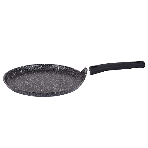 TM KUKMARA Cast Aluminum Crepe Pan with Removable Handle