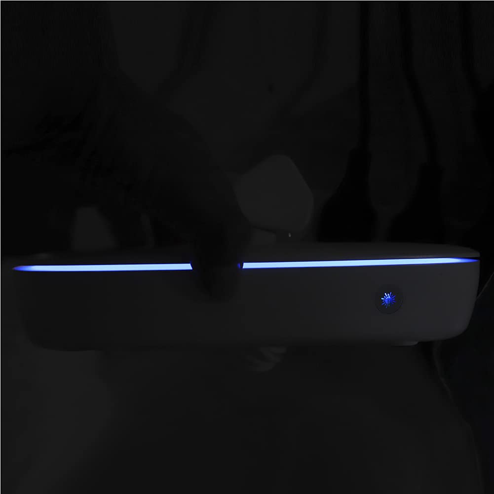 Boîte UV Portable, Étui de Désinfection avec Chargeur sans Fil pour Téléphone et Petits Objets, Coffret de Nettoyage pour Accessoires Personnels et Intérieur de Voiture