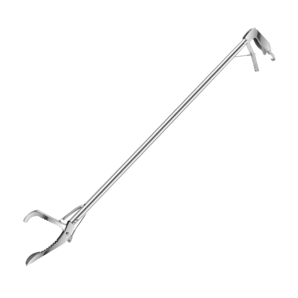 ifundom Schlangenfänger Schlangenzange: 100cm Reptilien Greifzange Robuste Reptilien Grabber Catcher Tool mit Schloss mit Breitem Zickzack-Backen Rutschfester Griff
