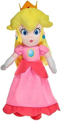 WHITEHOUSE LEISURE Super Mario Bros - Peluche Princesa Peach 35cm Calidad Super Soft