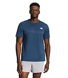 THE NORTH FACE Camisa masculina de manga curta, azul escuro, grande