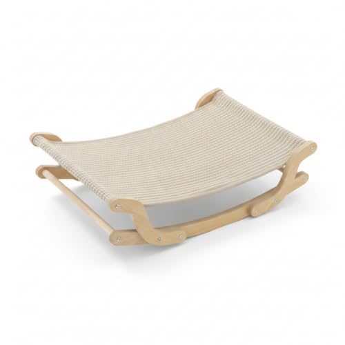 YWMJZEU Slatted Cat Rocking Bed Breathable Pet Resting Piece, Simple