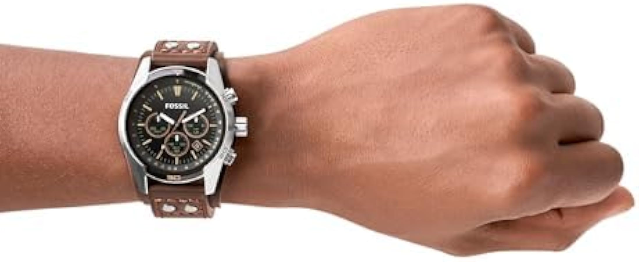 Horlogeband 22mm leer - racing oranje (goedkoopste van NL & BE
