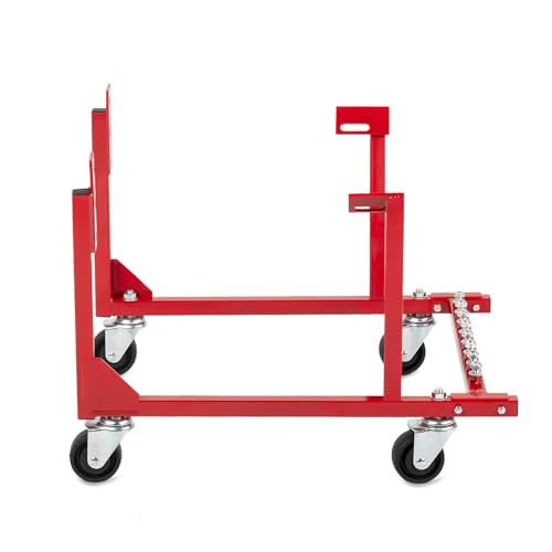 1000lb Auto Engine Cradle Stand Compatible with Chevrolet Chevy Mover Repair Rebuild with Wheels