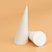 WSSROGY 6PCS Acrylic Ring Display Plexiglass Solid Cone Shape Ring Rack Jewelry Showcase Display Stand, (Clear,White,Black)