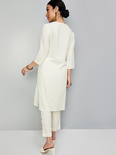 Image of Max Women's Rayon Regular Fit Casual Kurta