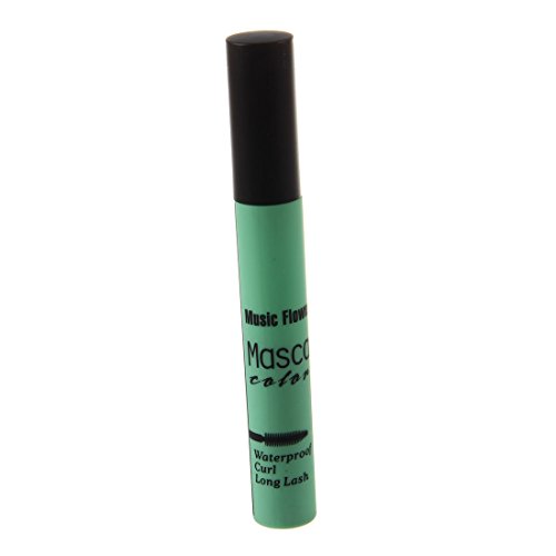 TOOGOO(R) Green Mascara Long Lengthening Volume Curl Eyelash Grower Makeup Cosplay