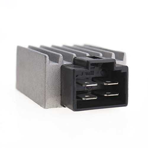 OTOTEC Spannungsregler, Gleichrichter, 12 V, 4-polig, kompatibel mit GY6-Motor, 50 cc, 125 cc, 150 cc, Moped, Roller, ATVs, Gokarts Buggy, Dirt Bikes