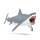 schleich Dinosaurs | Megalodon 15055 | detailgetreuer Urzeithai | Hai Figur | hochwertige Sammelfiguren | tolles Geschenk für Jungen, Mädchen und Sammler | Spielzeug ab 3 Jahre | 28 x 11 x 12 cm