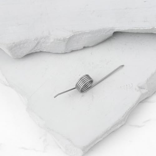 LT Easiyl Press-Mülleimer, Feder, Edelstahl, 3,3 x 0,7 x 0,5 cm, für Handpresse oder Fuß-Pedal, 20 Stück