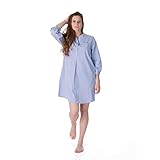 Kindy   Liquette en Pur Coton et Manches 3/4   Couleur   Bleu   Pointure   3/Medium