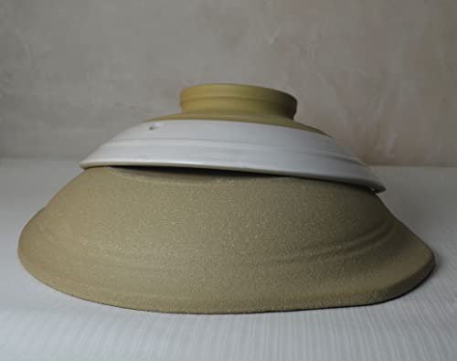 Casserole Clay Dry Pot Heat-Resistant Saucepan Premium Ceramic Bowl With Lid Cook Soup Terrine Black (White Light Saucepan) #TOP6