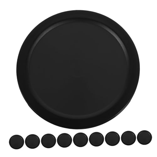 KONTONTY Small Hockey Accessories 10pcs Desktop Hockey Pucks Ice Hockey Table Supplies
