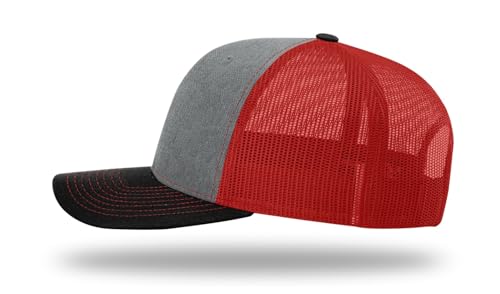 Image of Richardson 112 Trucker Hat - Premium Blank Baseball Cap, Adjustable Snapback Hat - Structured Six Panel Richardson Blank Hats