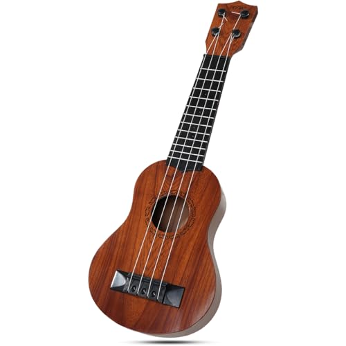 Raimy 17in Kids Ukulele Guitar - 4 Strings Mini Guitar Children Musical Instruments Educational Toys with Picks for Toddler Kids Boys Girls Beginner (Mahogany)