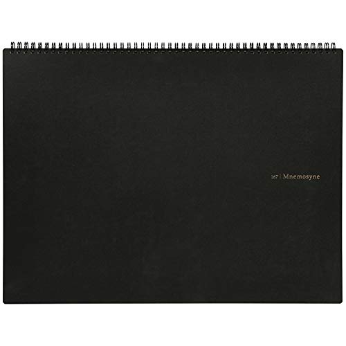 Maruman MNEMOSYNE N167 grand carnet horizontal quadrillé 5 mm pour bureau