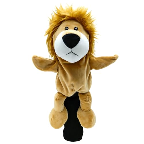 LoXuiie Soft Plush Lion Driver Headcover