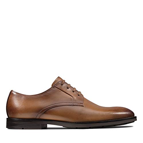 Image of Clarks Men's Derbys, Brown (Tan Leather Tan Leather), 6.5 UK