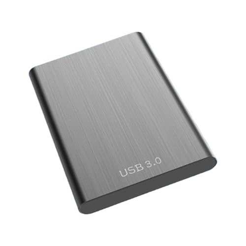 External Hard Drive 2TB - 2.5" USB 3.0 Ultra Slim Metal Design Portable HDD for Mac, PC, Laptop, Computer, Smart TV -BlackA