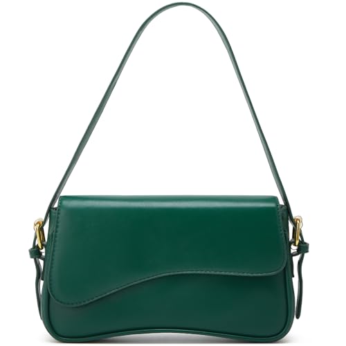 Image of Amszke Shoulder Bag for Women Y2K Crossbody Purse PU Leather Underarm Handbag 2 Adjustable Strap for Daily Commute Travel