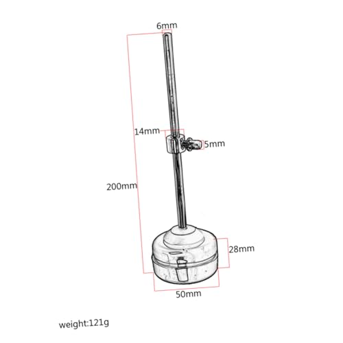 Cabezal de silicona metálico para baquetas Hemoton miniatura 7