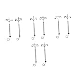 Lampe de train miniature - ce modèle miniature est conçu de manière vivante, avec un look vraiment élégant, avec un design exquis et une excellente finition, lampadaire de chemin de fer miniature