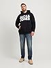 JACK & JONES Mens Jjecorp Logo Play Noos Pls Hooded Sweatshirt, Black, 6XL UK #4