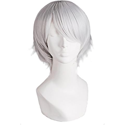 Peluca Hombre Lacio Plata Gris 30cm MapofBeauty Cover