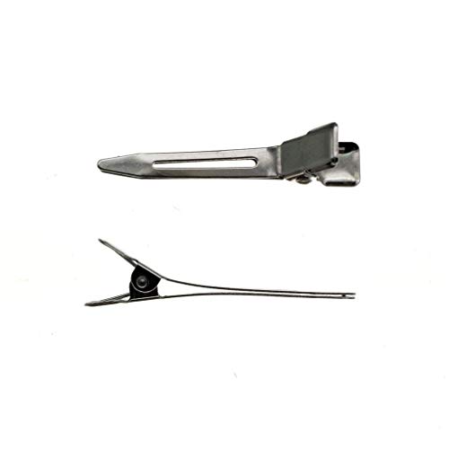 Pinzas de pelo metálicas pequeñas 24 unidades miniatura 1