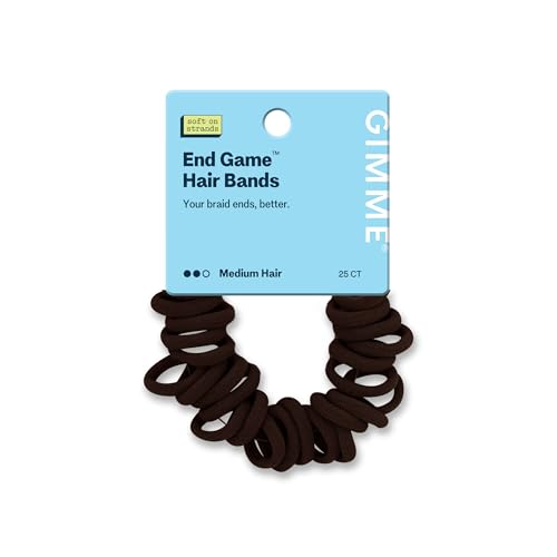 Gimme Beauty No Snag Braid Ends - Seamless Nylon & Spandex Hair Ties for Braids - No-Snag Gentle...