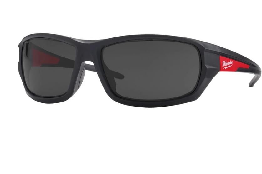 Milwaukee Gafas de seguridad tintadas de rendimiento, color negro