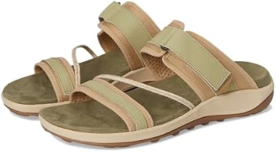 Merrell Women's Terran 4 Slide Sandal, Basil, 6