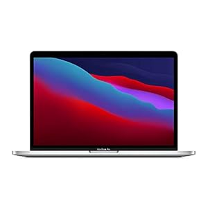 Apple MacBook Pro 13″ (2020), M1 8-Core CPU, 16 GB RAM, 256 GB SSD, silber