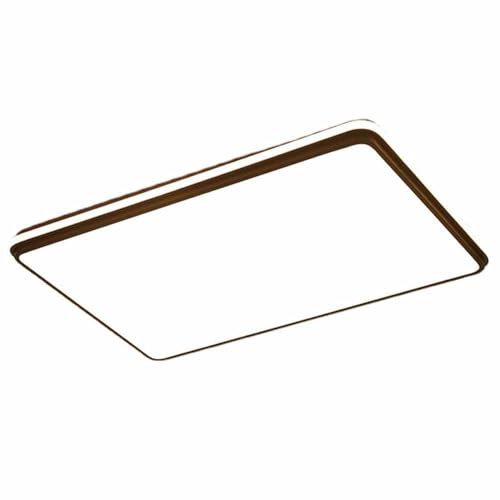 Plafonnier encastré LED 48W réglable 3360 Lm luminaire plat carré noir 25.6in