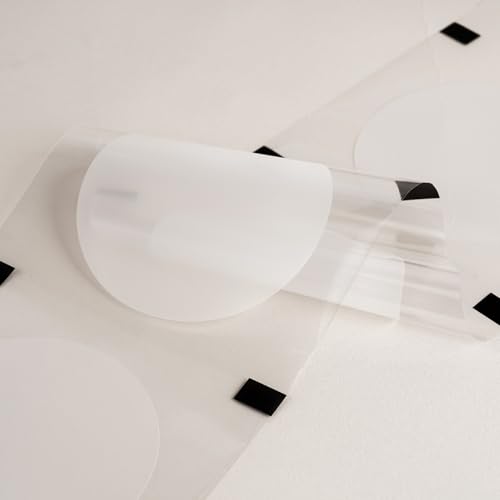 WYZworks Translucent Semi-Transparent Frosted Matte Cup Sealer Film, 3275 Lids/Roll, 90-105mm, for Milk Tea & Holiday Seasonal Boba Drinks, Bubble Tea Shops Beverage Sealing Film for PP Plastic Cup