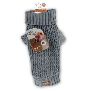 Pull tissé pour chien AFP gris XXL motif pêcheur