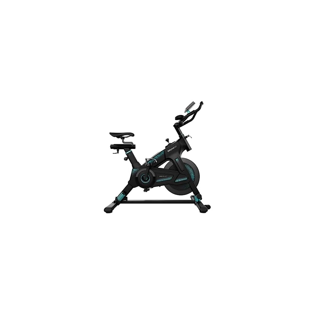 Cecotec DrumFit Kosmos Pro 23000 Indoor fiets, 23 kg vliegwiel, handmatige weerstand, Dynamic Pro-technologie, sportstuur en zadel, lcd-display