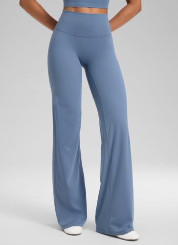 Image of CRZ YOGA Softretch Wide Leg Pants 28 inch /30 inch /32 inch | No Front Seam, Ultimate Comfort, Next to Skin, Yoga, Casual, High Waisted, for Women