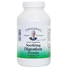 Christophers Original Formulas Soothing Digestion - 180 Vegetarian Capsules