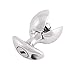 TERNENCE Metal Openable Anal Plugs 304 Stainless Steel Heavy Adjustable A-nus Lock with Handles Sex Toys Adult Games Men's Chastity Device GS001