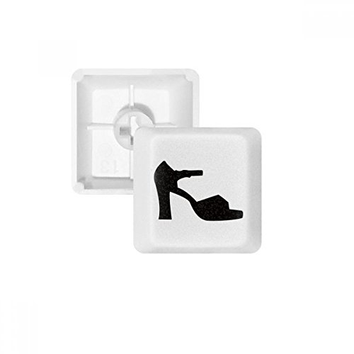 Keycaps PBT Silhouette Femme Noir Résistants OEM R3 pour Clavier Blanc