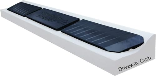 3-Piece Expandable Rubber Curb Ramps for Driveway