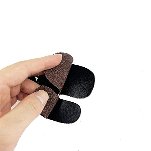 Miokun 2 Pack Leather Archery Finger Tabs, Adjustable Finger Guard Protective Gear,Right Hand #TOP6