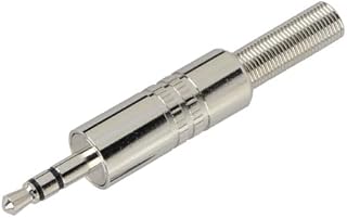 داي-كيت مقبس صوت ستيريو 3.5 ملم من داي-كيت - غلاف معدني - قابس صوت ستيريو 3.5 ملم - غلاف معدني (AD45)